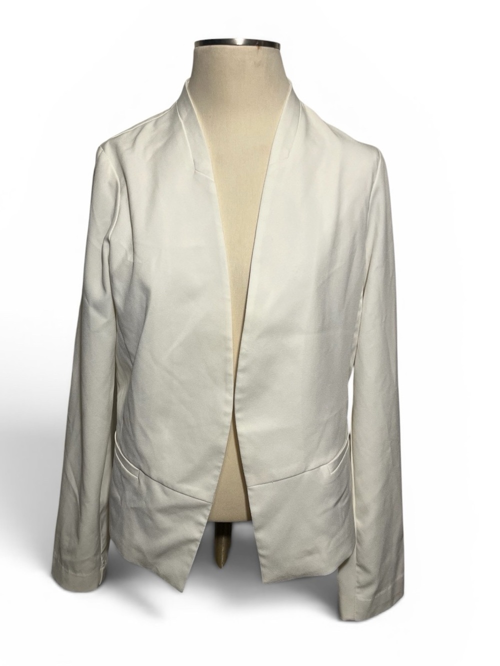 Dynamite Cream Open-Front Blazer - Picture 2 of 5
